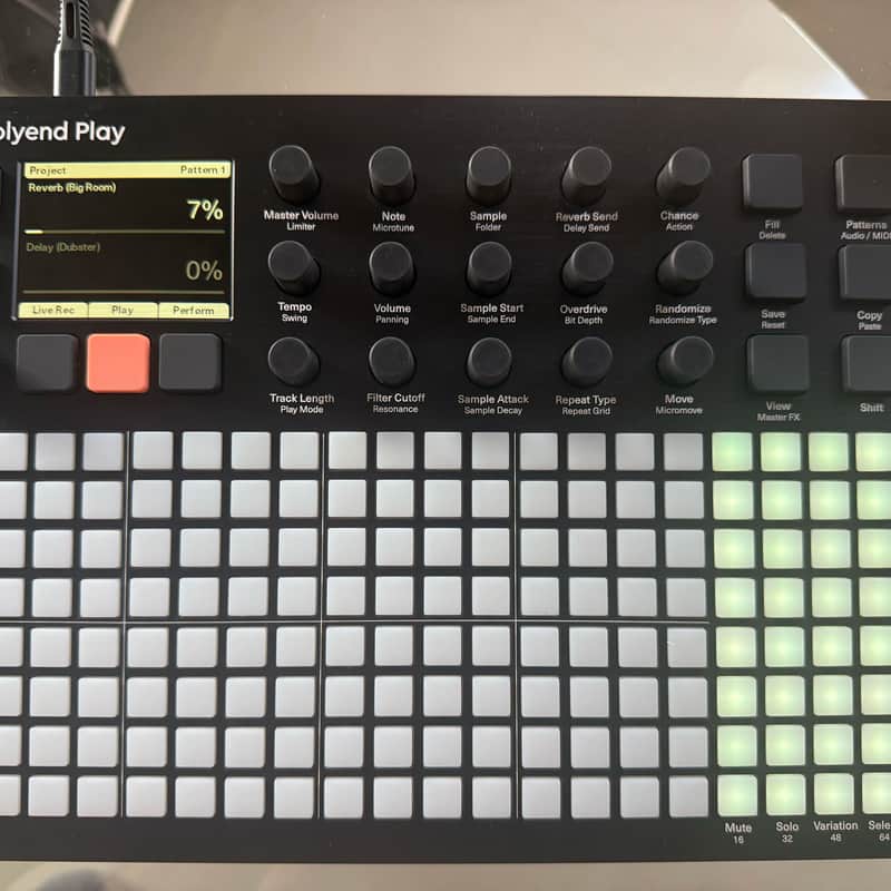 2022 – Present Polyend Play Sample-Based MIDI Groovebox Black