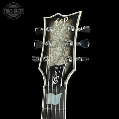 ESP Original Series Eclipse Custom Silver Liquid Metal Burst w/case E8031252 image 4