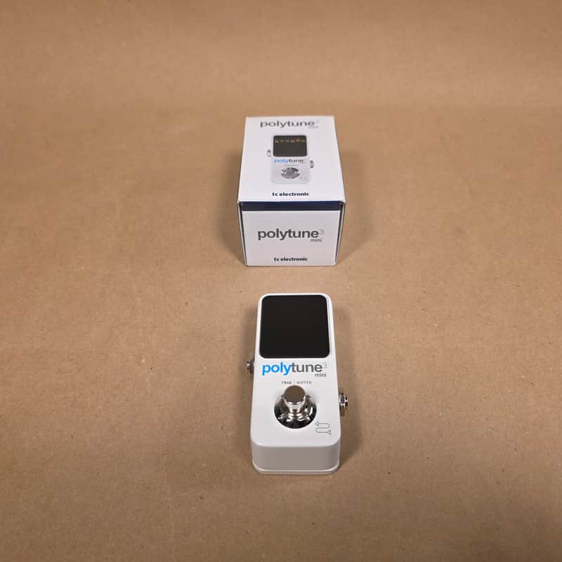 TC Electronic Polytune 3 Mini Polyphonic Tuning Pedal 2019 - Present - White image 1