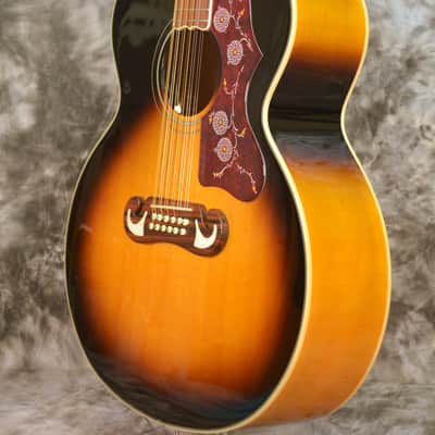 2022 Epiphone J-200 Studio 12-String - Vintage Burst image 10