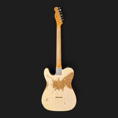 Fender Custom Shop '52 Telecaster Heavy Relic S-H 3,05kg 2017 - White Blonde image 5