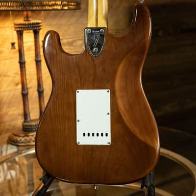Fender Stratocaster with 3-Bolt Neck, Maple Fretboard 1976 Walnut (Mocha) image 5