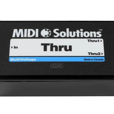 MIDI Solutions Thru 2 Output MIDI Thru Box image 4