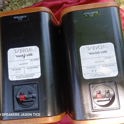 MINI  ADVENT BOOKSHELF SPEAKERS HOT RODDED AND BETTER THAN OEM!  PMR SPEAKERS image 6