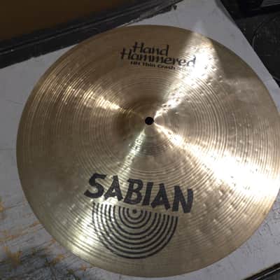 Sabian 16" HH Hand Hammered Thin Crash Cymbal 1992 - 2015 - Natural image 1