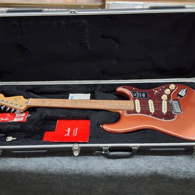 Fender Player Plus Stratocaster with Pau Ferro Fretboard 2021 - Present - Aged Candy Apple Red image 1