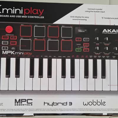 Akai MPK Mini Play MKIII Portable 25-Key MIDI Controller 2022 - Present - Black image 2