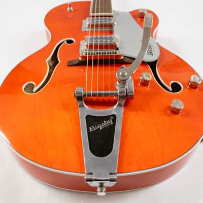 Gretsch G5420T Electromatic Classic Hollowbody Single-cut Electric Guitar with Bigsby - Orange Stain image 2