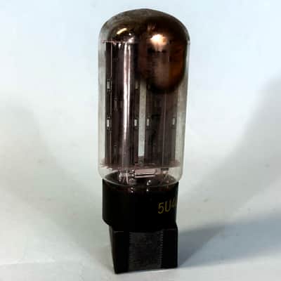 1950s Raytheon 5U4GB Vintage Baldwin Black Plate Side Better Rectifier Tube!T373 image 4