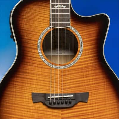 Crafter NOBLE VTG Noble series, Small jumbo acoustic-electric guitar with solid maple top Crafter image 8