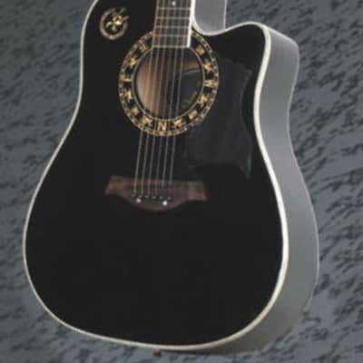 Swift Horse SH-413-Black Acoustic Guitar image 6