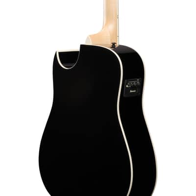 Ibanez ALT50FA ALT Acoustic Electric Guitar - Red Doom Burst image 6