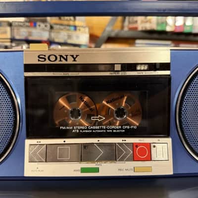 Sony CFS-F10 ✅Warranty Rare Vintage Slim Cassette Deck Boombox image 16