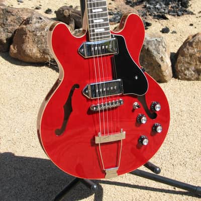 Epiphone Casino Coupe - Cherry Red - Gotoh Bridge - Black Pickguard and Knobs - Upgrades! image 22