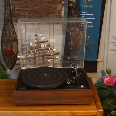 RARE!! Pioneer SPL-100 Vintage Turntable with Shure M55EM Cart & New Elliptical Stylus! image 6