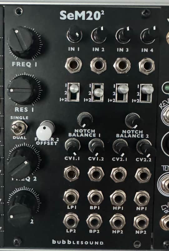 Bubblesound Dual SeM20 Filter - Black image 1