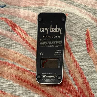 Dunlop GCB95 Cry Baby Standard Wah 1982 - Present - Black image 3