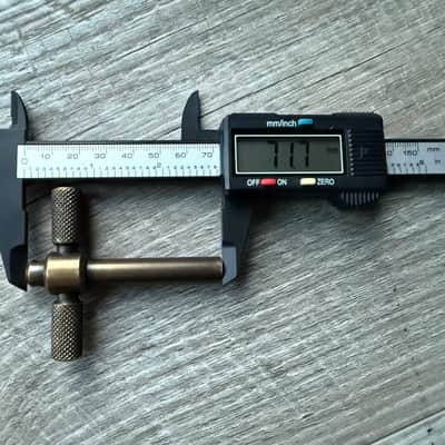 Hand Made Brass Drum Key W/ leather Holder image 4