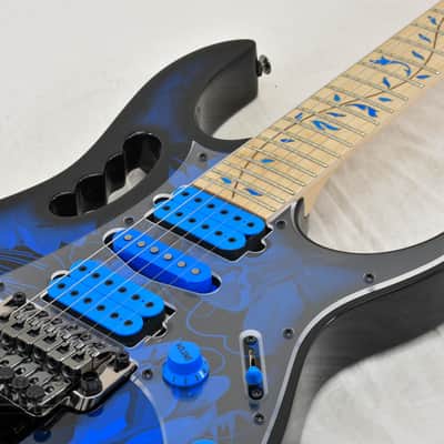 Ibanez Premium JEM77P Steve Vai Signature - Blue Floral Pattern image 7