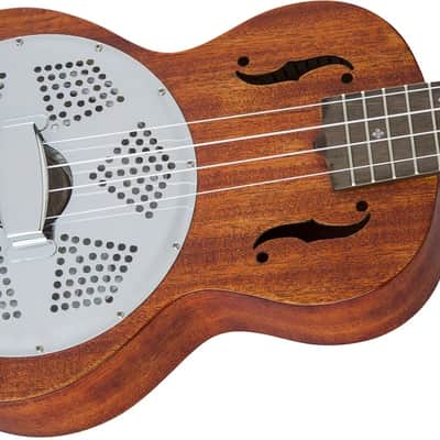 Gretsch G9112 Resonator Ukulele with Gig Bag, Vintage Mahogany Stain image 3