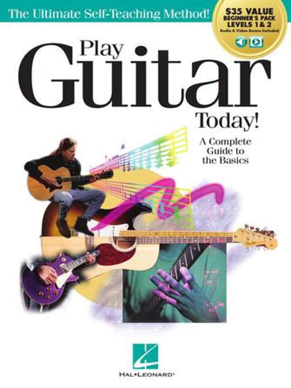 Hal Leonard Play Guitar Today! All-in-One Beginner's Pack Includes Book 1, Book 2, Audio & Video image 1