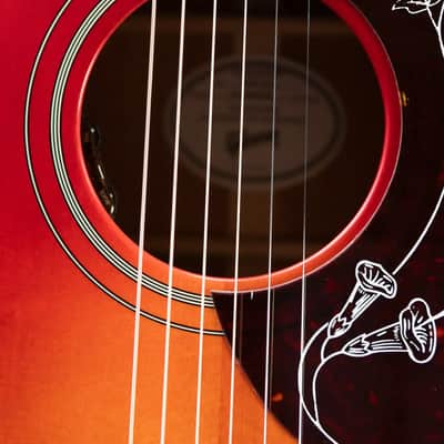 Gibson Hummingbird Special Acoustic/Electric Guitar - Satin Vintage Cherry Sunburst with Gig Bag image 12