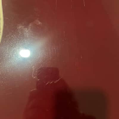 Gibson Hummingbird custom 1978 - Wine red image 10