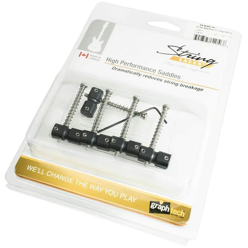 Graph Tech PS-8305-00 String Saver Originals Jazz/Precision Bass-Style Saddles - 5-String image 1