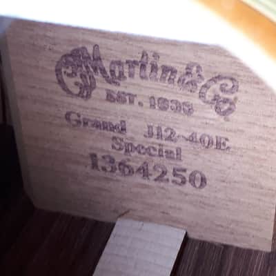 Martin Standard Series Grand J12-40E Special 2009 - 2010 - Natural image 10