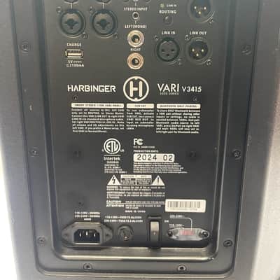 Harbinger VARI V3415 Powered 15" 2-Way Loudspeaker Regular image 4