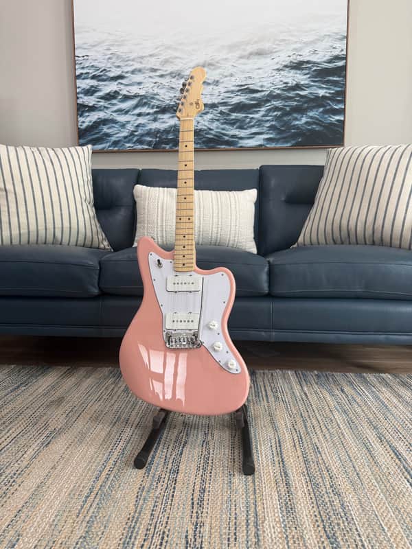 G&L Fullerton Deluxe Doheny Electric Guitar - Shell Pink image 1