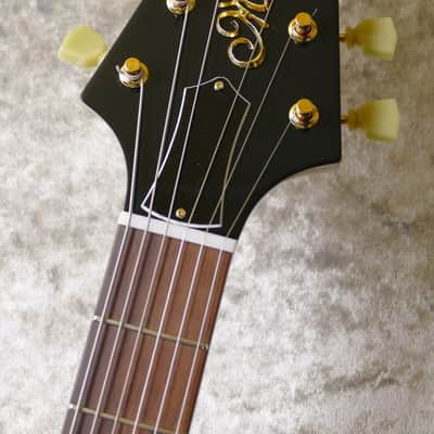 2021 Momose MFV K-STD Flying V Brazilian Fret Board Nitro Finish image 2