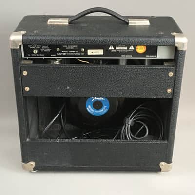 Vintage Fender Tube Champ 12 1987-1993 Rare Original Red Knob Guitar Amp Black Grey Tolex Original Print Ad Mint image 7