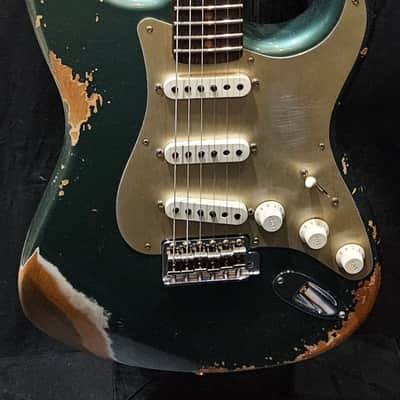 Fender Custom Shop Limited Edition 1959 / 59 Strat Heavy Relic Aged Sherwood Green Metallic 2023 image 2