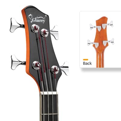 🎸Acoustic Electric Bass Guitar with a Rosewood Fretboard +Soft Case/Gig Bag +Strap +Cable +Picks!🎸 image 15