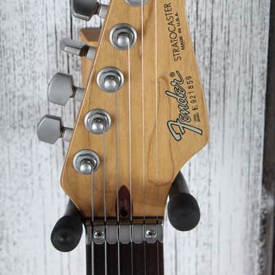 Fender 1989 Stratocaster Plus Deluxe Electric Guitar Black Pearl Burst Finish image 10