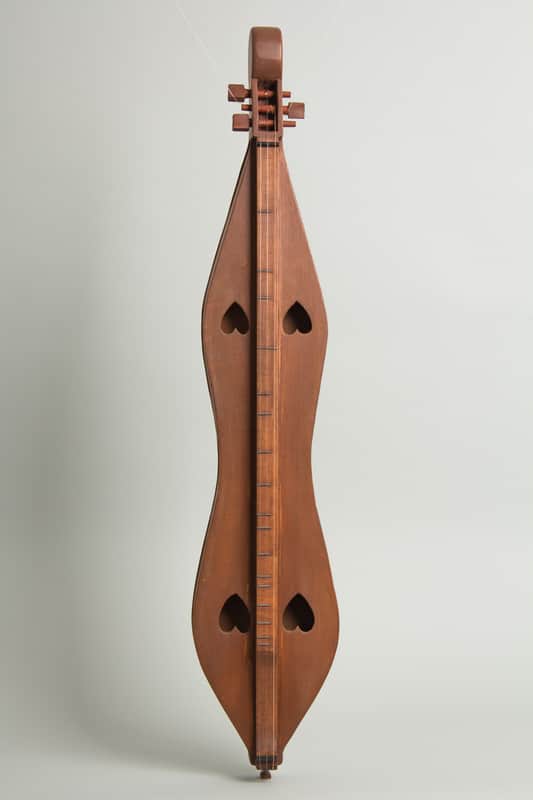 G.E. Thomas 3-String Appalachian Dulcimer, c. 1950s, brown gig bag case. image 1