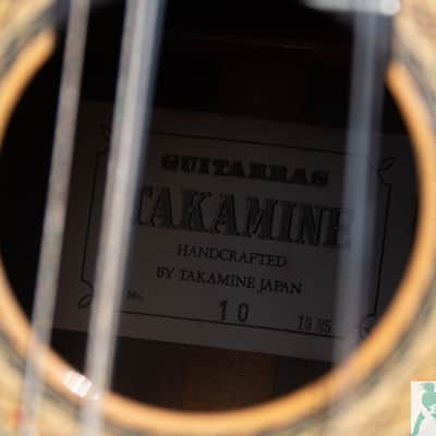 1985 Takamine  No. 10 - Premium Japanese Hand Built Concert Classical Guitar - Pro Set Up w Perfect frets/Action/Intonation! image 3
