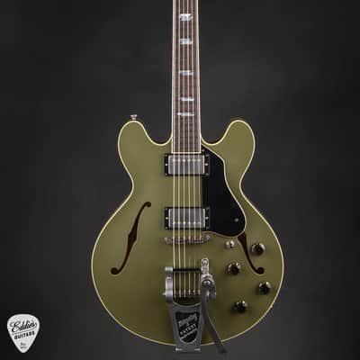 Collings I-35 LC Aged Bigsby/ThroBak - Olive Drab image 3