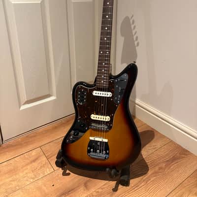 Fender Japan '62 Reissue Jaguar (JG-66) Left-handed - 2006-2008 Sunburst w/ Hard Case image 3