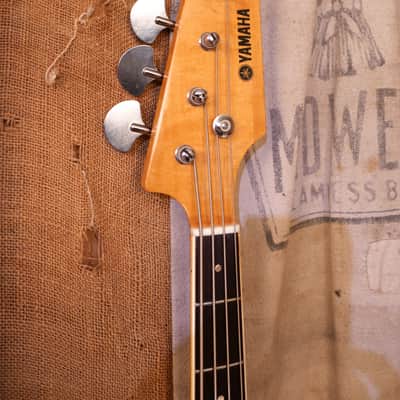 1970's Yamaha SB-55 Sunburst Bass Guitar image 3