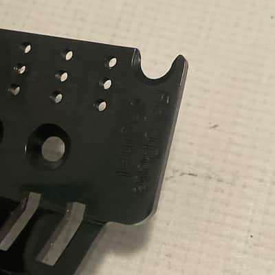 1990's Era Original Floyd Rose Made in Germany Black Left Hand Lefty Tremolo Bridge Base Plate w/ Arm Bushing image 7