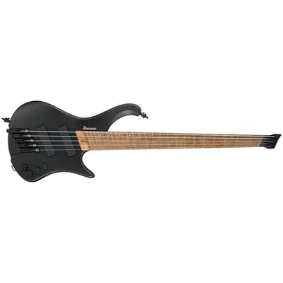 Ibanez Bass Workshop EHB1005MS BKF Black Flat 5-String Electric Bass Guitar + Gig Bag image 1