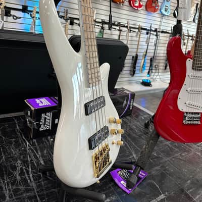 Jackson X Series SBXM IV Spectra Bass (Snow White) image 5