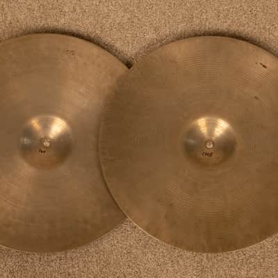Vintage Zildjian 16" A Hi Hat Cymbals 1161g 1748g image 5