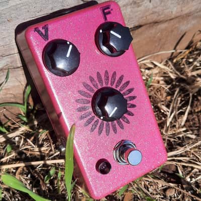 CKLab Daizy Fuzz PTP boosted germanium fuzz 2026 - Pink Metallic flake point to point fuzz image 5