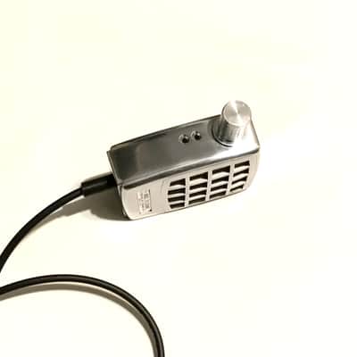 Custom Vintage 1950’s Electro-Voice 715 Satin Chrome HiZ Microphone - Shure Ceramic Element- Built-in Volume Control image 6