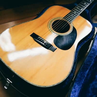 1981 K.Yairi YW-500P – Handcrafted in Japan | Solid Top | D-45 Style | Original Hard Case image 2