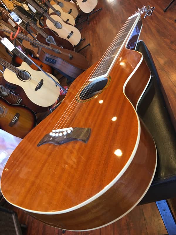 Luna Lap Steel Guitar Weissenborn Style Hawaiian Mahogany image 1