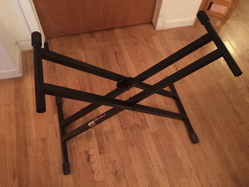 On-Stage KS8291XX Lok-Tight Pro Double-X Keyboard Stand w/ Ergo-Lok image 1